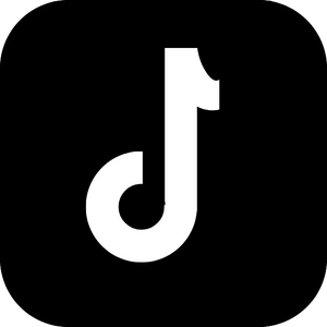 Graphic Video Icon "TikTok" in black