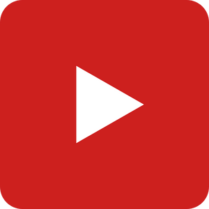 Graphic Video Icon "YouTube" in red