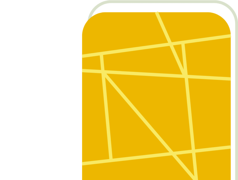 Website background graphic in yellow with light yellow lines