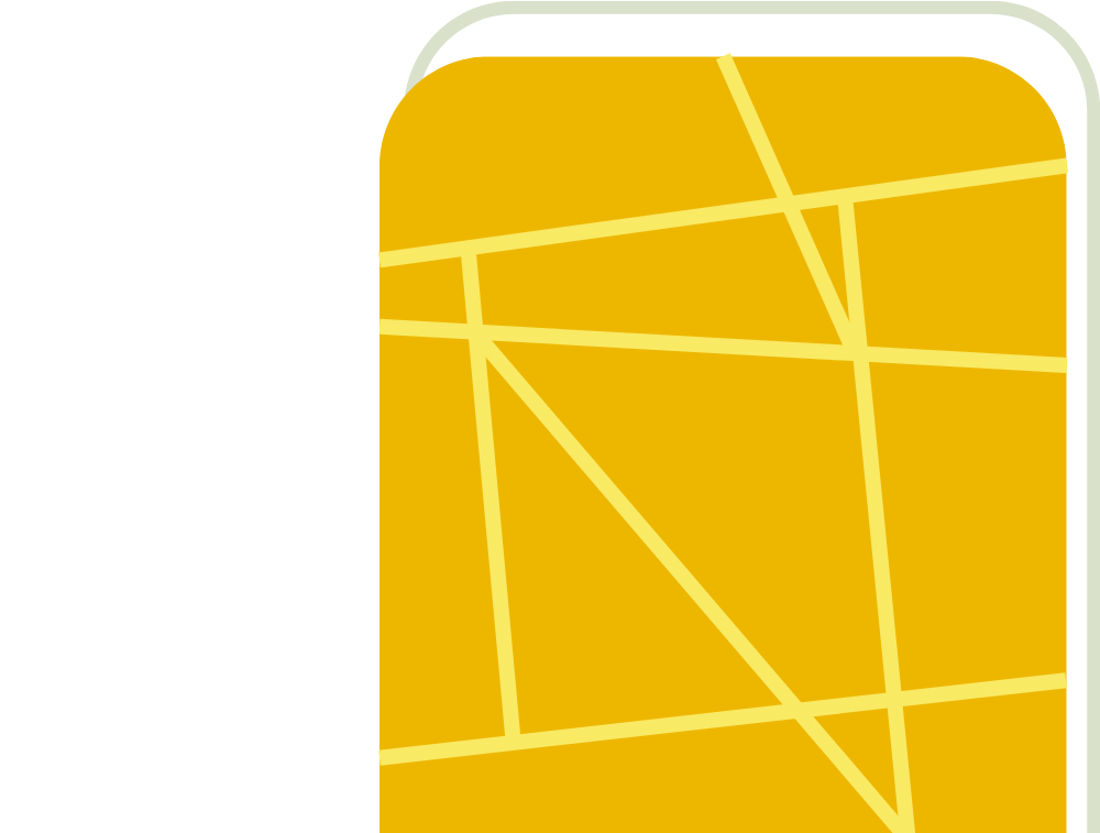 Website background graphic in yellow with light yellow lines