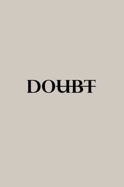 Image for the article "Overcoming Limiting Beliefs" shows a clean graphic of the word DOUBT where the last few letters are strikethrough so it only shows DO